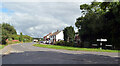 The B1135 changing from Dereham Road to Norwich Road, Yaxham