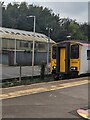 ST1380 : 150253 at Radyr station, Cardiff by Jaggery