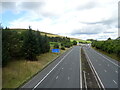 A74(M) northbound near Abington