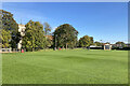 TL4148 : Foxton Cricket Ground in October by John Sutton