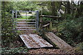 Footbridge and gate