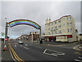 SD3039 : Gateway arch, Bispham, near Blackpool by Malc McDonald