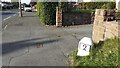 Milestone (for Carlisle 2) outside house named 