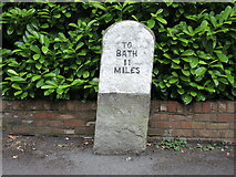 ST6675 : Rodway Hill Road milestone by Neil Owen