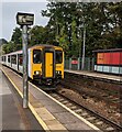 ST1380 : 150256 at platform 2, Radyr station, Cardiff by Jaggery