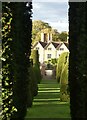 SP1772 : Packwood House - View through the yews by Rob Farrow
