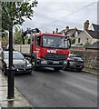 WBS lorry, Station Road, Penarth