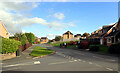 The junction of Cote Farm Lane and Stead Hill Way, Thackley