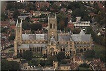 SK9771 : Lincoln Cathedral: aerial 2021 (2) by Chris