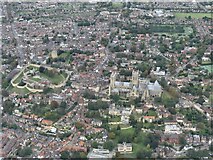 SK9771 : Lincoln Cathedral and Castle: aerial 2021 (1) by Simon Tomson
