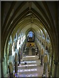 SK9771 : The nave of Lincoln Cathedral by Neil Theasby