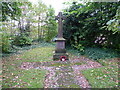 The war memorial in Norbury, Staffordshire