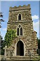 Church of St. Andrew, Donington on Bain 2021 (8) tower