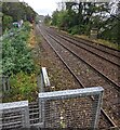 Railway north of Llanbradach station