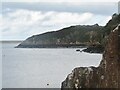 SM9637 : Fishguard - Castle Point by Colin Smith