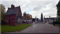 NZ4919 : Main entrance to Albert Park, Middlesbrough by habiloid