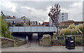 Pedestrian route under the lines near Middlesbrough Railway Station