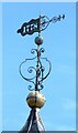 NY3955 : St Cuthbert with St Mary: Weathervane by Gerald England