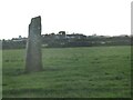 SM7625 : St David's - Standing Stone by Colin Smith