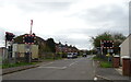 Level crossing on Burton Road, Heckington