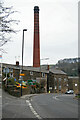 Milford and the dyehouse chimney