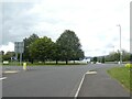 Roundabout at end of Tregwilym Road