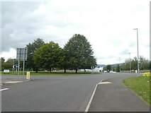 ST2787 : Roundabout at end of Tregwilym Road by David Smith