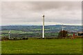 Wind turbines (with ruination) near Slate House Farm, Bradnop