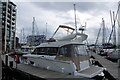 View of Velasco 37F moored up at Neptune Marina from Wherry Quay