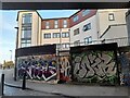 Graffiti under the railway bridge, Haggerston