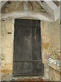 SP7598 : South door, church of St. John the Baptist, Goadby by Jonathan Thacker