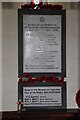 Church of All Saints - war memorial