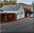 Rooftop solar panels, Station Road, Penarth