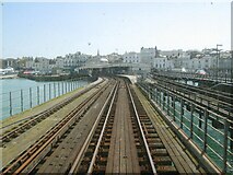SZ5993 : Ryde Esplanade (RYD) railway station from Ryde Pier - April 2008 by Colin Watts