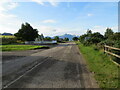 The junction of the A836 and A838 at the War Memorial, Tongue