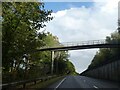 Footbridge over A467 for path from Fields Road