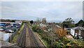 Railway line towards Leatherhead Station