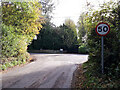 Road junction, Easton Grey