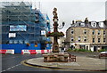 The Jubilee fountain and Market Place, Jedburgh 