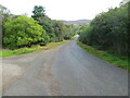 Minor road to Tongue near to Rhian Bridge