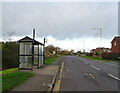 Bus stop and shelter on York Road, Market Weighton