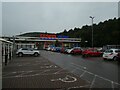 Tesco Extra, Pontymister and its car park