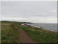 NO5804 : Fife Coast Path east of Kilrenny Mill Caravan Park by Becky Williamson