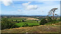 Viewpoint on Haughmond Hill - looking towards Stiperstones & Long Mountain