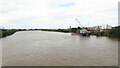 Gunness Wharf & the River Trent from King George V Bridge