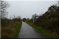 Cycle path towards Crichton Avenue