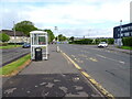 Bus stop and shelter on Aurs Road, Barrhead