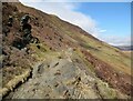 NY2926 : Bridleway, Lonscale Crags by Adrian Taylor