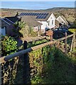 Rooftop solar panels, Weyloed Lane, Mynydd-bach, Monmouthshire