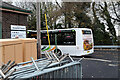 A Dartline bus at Okehampton station